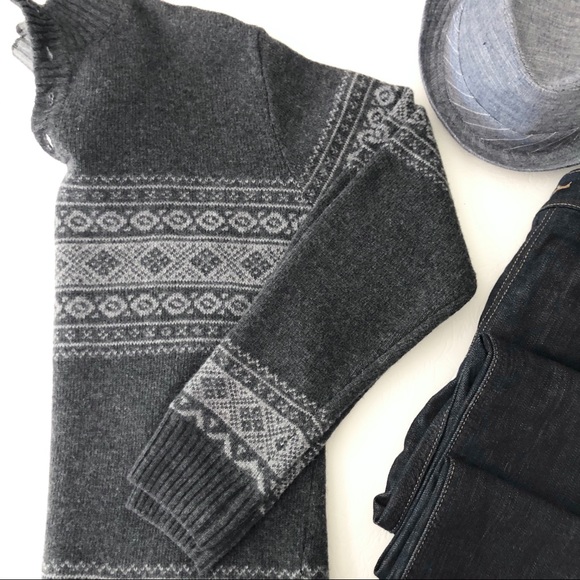 daniele blasi Other - Daniele Blasi quarter button down sweater. Grey.